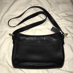 Black Coach Crossbody Satchel